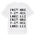 Fretigney-et-Velloreille ordlek t-shirt