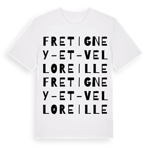 Fretigney-et-Velloreille ordlek t-shirt – ekologisk bomull t-shirt från Pinshirt
