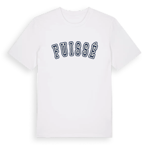 Fuissé college t-shirt – ekologisk bomull t-shirt från Pinshirt