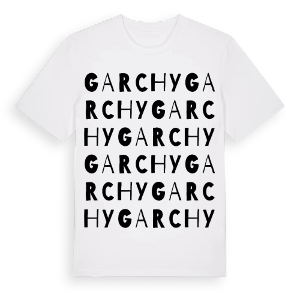 Garchy ordlek t-shirt – ekologisk bomull t-shirt från Pinshirt