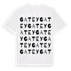 Gatey ordlek t-shirt