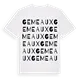 Gemeaux ordlek t-shirt