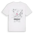 Geneuille karta t-shirt