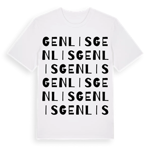 Genlis ordlek t-shirt – ekologisk bomull t-shirt från Pinshirt