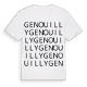 Genouilly ordlek t-shirt