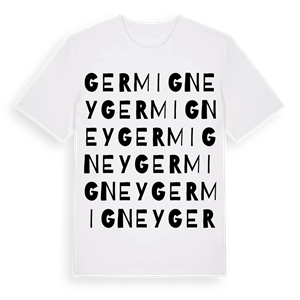 Germigney ordlek t-shirt – ekologisk bomull t-shirt från Pinshirt