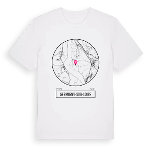 Germigny-sur-Loire t-shirt – ekologisk bomull t-shirt från Pinshirt
