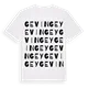 Gevingey ordlek t-shirt