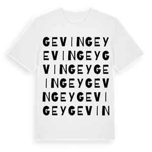 Gevingey ordlek t-shirt – ekologisk bomull t-shirt från Pinshirt