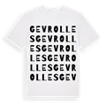 Gevrolles ordlek t-shirt