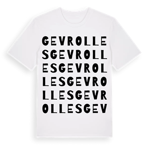 Gevrolles ordlek t-shirt – ekologisk bomull t-shirt från Pinshirt