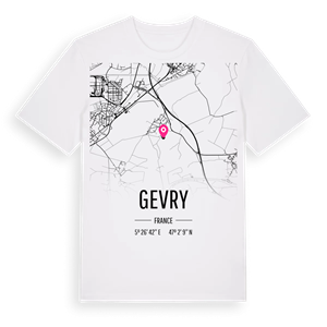 Gevry karta t-shirt – ekologisk bomull t-shirt från Pinshirt
