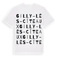 Gilly-lès-Cîteaux ordlek t-shirt