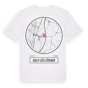 Gilly-lès-Cîteaux t-shirt – ekologisk bomull t-shirt från Pinshirt