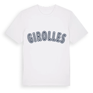 Girolles college t-shirt – ekologisk bomull t-shirt från Pinshirt