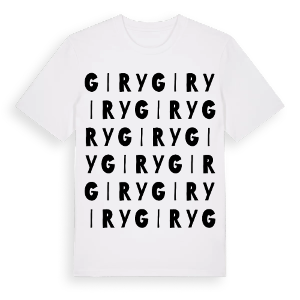 Giry ordlek t-shirt – ekologisk bomull t-shirt från Pinshirt