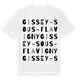 Gissey-sous-Flavigny ordlek t-shirt