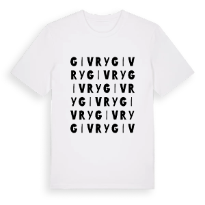 Givry ordlek t-shirt – ekologisk bomull t-shirt från Pinshirt