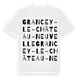 Grancey-le-Château-Neuvelle ordlek t-shirt