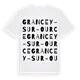 Grancey-sur-Ource ordlek t-shirt