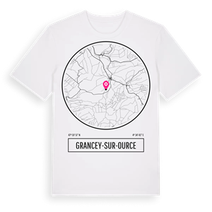 Grancey-sur-Ource t-shirt – ekologisk bomull t-shirt från Pinshirt