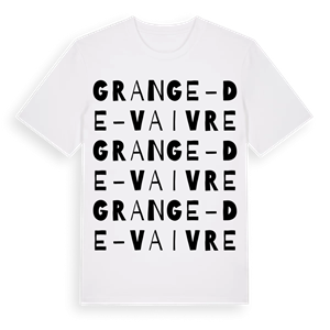 Grange-de-Vaivre ordlek t-shirt – ekologisk bomull t-shirt från Pinshirt