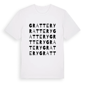 Grattery ordlek t-shirt – ekologisk bomull t-shirt från Pinshirt