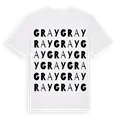Gray ordlek t-shirt