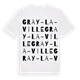 Gray-la-Ville ordlek t-shirt