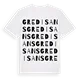 Gredisans ordlek t-shirt