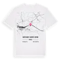 Grésigny-Sainte-Reine karta t-shirt