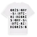 Grésigny-Sainte-Reine ordlek t-shirt