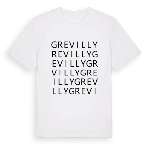 Grevilly ordlek t-shirt – ekologisk bomull t-shirt från Pinshirt