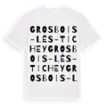 Grosbois-lès-Tichey ordlek t-shirt