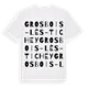 Grosbois-lès-Tichey ordlek t-shirt