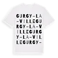 Gurgy-la-Ville ordlek t-shirt