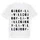 Gurgy-la-Ville ordlek t-shirt