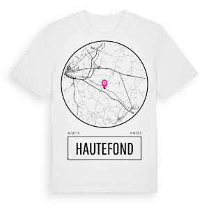 Hautefond t-shirt – ekologisk bomull t-shirt från Pinshirt