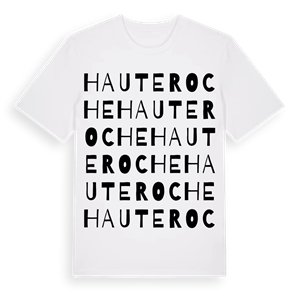 Hauteroche ordlek t-shirt – ekologisk bomull t-shirt från Pinshirt