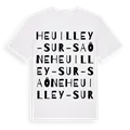 Heuilley-sur-Saône ordlek t-shirt
