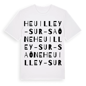 Heuilley-sur-Saône ordlek t-shirt – ekologisk bomull t-shirt från Pinshirt