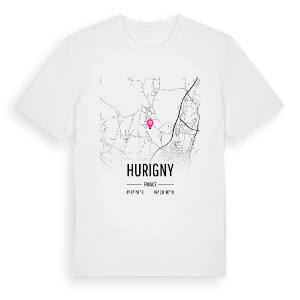 Hurigny karta t-shirt – ekologisk bomull t-shirt från Pinshirt