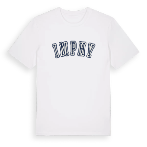 Imphy college t-shirt – ekologisk bomull t-shirt från Pinshirt