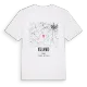 Island karta t-shirt