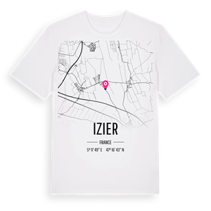 Izier karta t-shirt – ekologisk bomull t-shirt från Pinshirt
