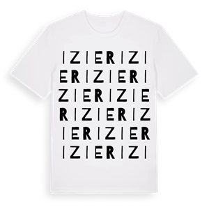 Izier ordlek t-shirt – ekologisk bomull t-shirt från Pinshirt