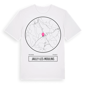 Jailly-les-Moulins t-shirt – ekologisk bomull t-shirt från Pinshirt