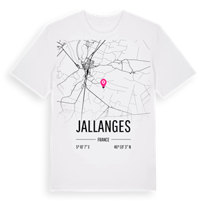Jallanges karta t-shirt – ekologisk bomull t-shirt från Pinshirt