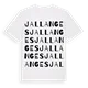 Jallanges ordlek t-shirt