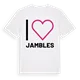 Jag älskar Jambles t-shirt stort tryck